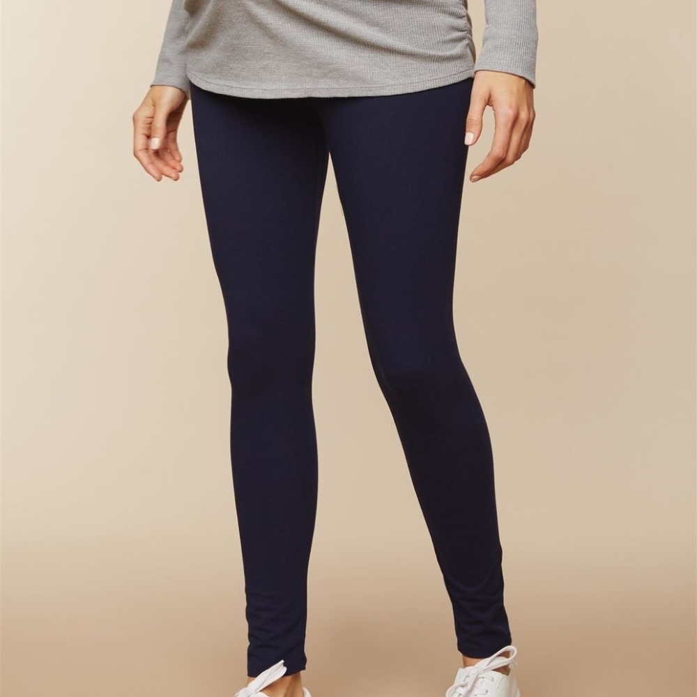 Motherhood Maternity Secret Belly Navy Leggings